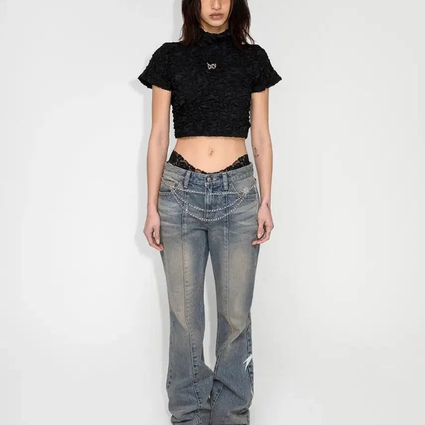[BUNJANG] LEEY YEEL Bootcut Pants / 와이이이엘 엘이이와이 leey yeel 부츠컷 팬츠