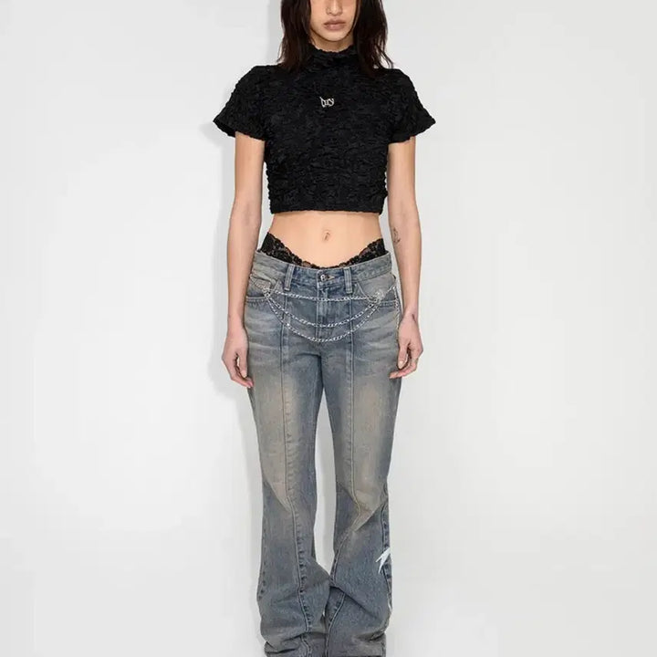 [BUNJANG] LEEY YEEL Bootcut Pants / 와이이이엘 엘이이와이 leey yeel 부츠컷 팬츠
