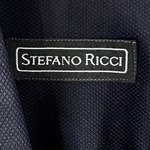 [BUNJANG] Stefano Ricci Jacquard Pattern Cotton Shirt / 스테파노리치 블랙 자카드 패턴 코튼 셔츠