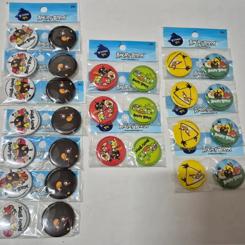 [SOLD OUT] (1팩)고전 앵그리버드 핀뱃지