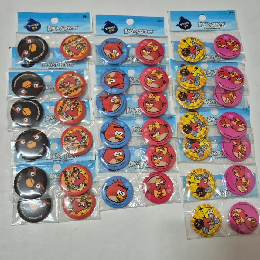[SOLD OUT] (1팩)고전 앵그리버드 핀뱃지