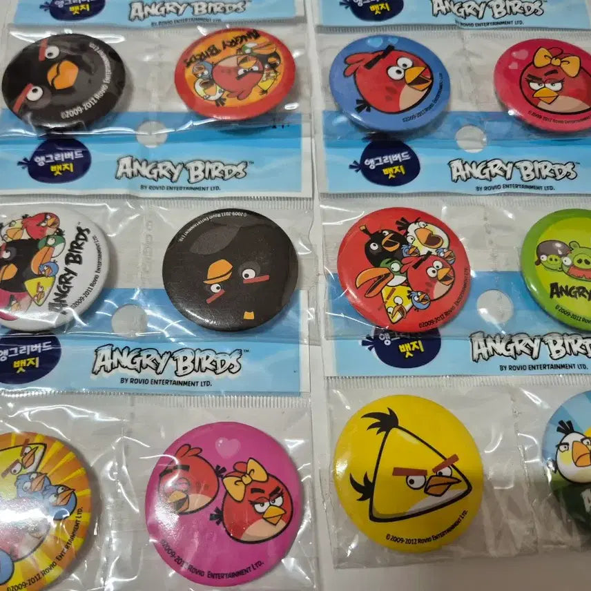 [SOLD OUT] (1팩)고전 앵그리버드 핀뱃지