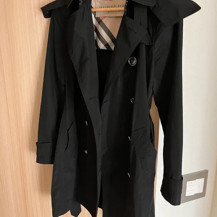[BUNJANG] Burberry Balmoral Trench Coat UK6 Black / 정품 버버리 발모랄 트렌치 uk6 블랙