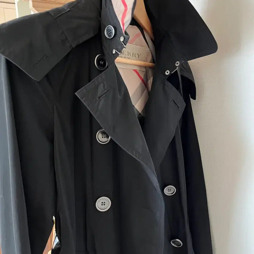 [BUNJANG] Burberry Balmoral Trench Coat UK6 Black / 정품 버버리 발모랄 트렌치 uk6 블랙