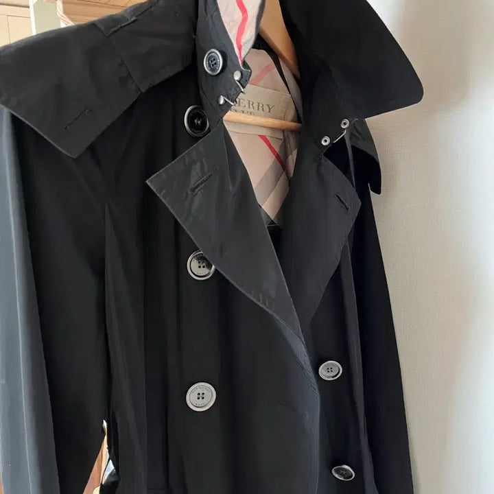 [BUNJANG] Burberry Balmoral Trench Coat UK6 Black / 정품 버버리 발모랄 트렌치 uk6 블랙