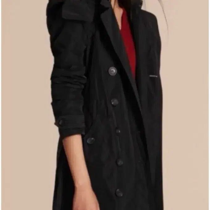 [BUNJANG] Burberry Balmoral Trench Coat UK6 Black / 정품 버버리 발모랄 트렌치 uk6 블랙