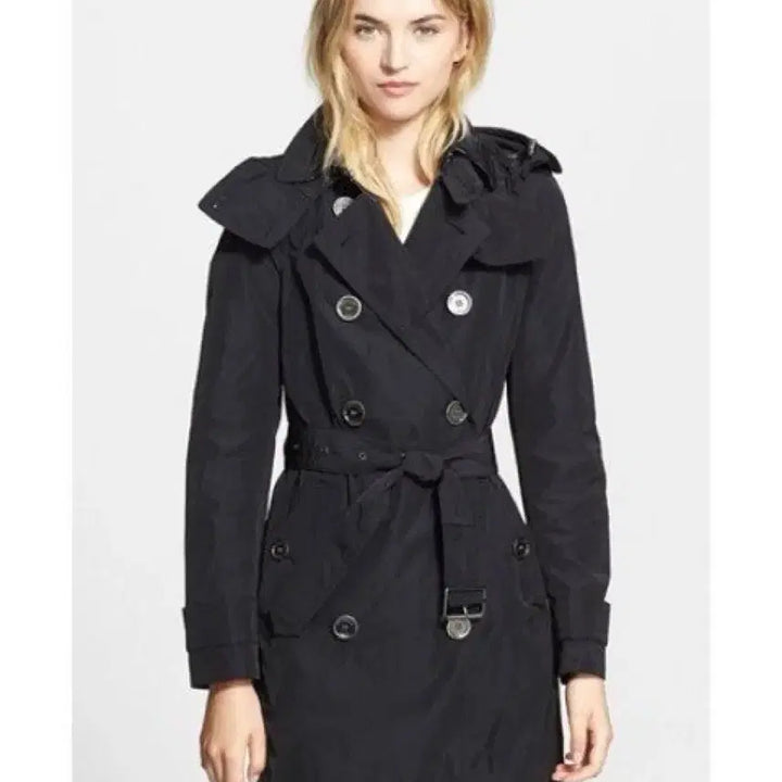 [BUNJANG] Burberry Balmoral Trench Coat UK6 Black / 정품 버버리 발모랄 트렌치 uk6 블랙