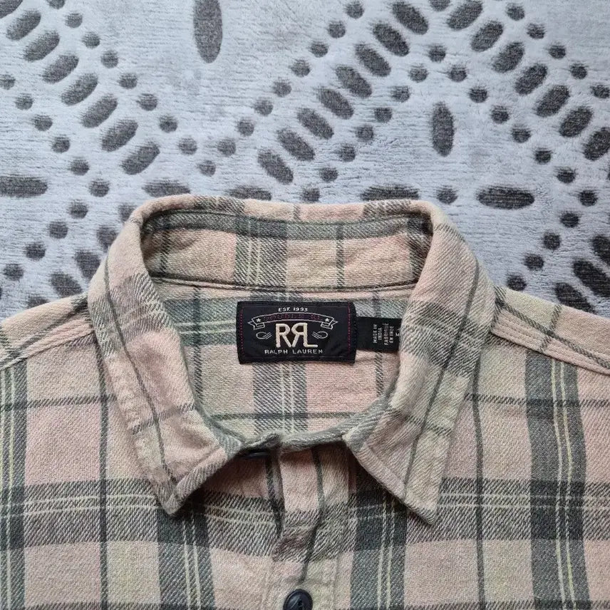 [SOLD OUT] RRL 더블알엘 플래드 트윌 워크셔츠