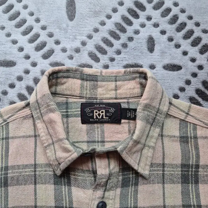 [SOLD OUT] RRL 더블알엘 플래드 트윌 워크셔츠