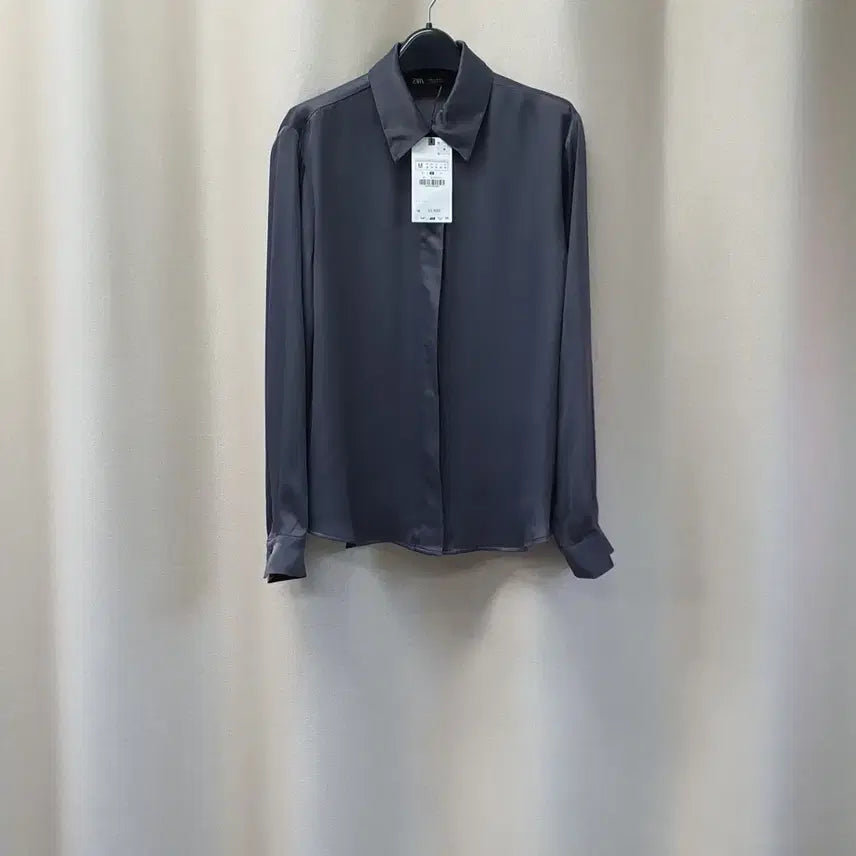 [BUNJANG] ZARA Viscose 100% Shirt Blouse / 미착용 자라 비스코스100 셔츠 블라우스