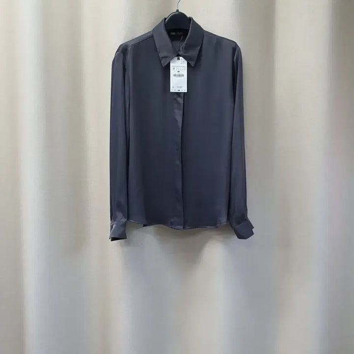[BUNJANG] ZARA Viscose 100% Shirt Blouse / 미착용 자라 비스코스100 셔츠 블라우스