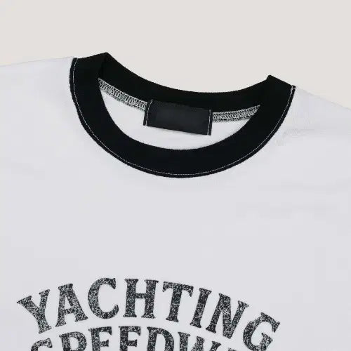 [BUNJANG] Reagan Yacht Muscle Fit Ringer T-Shirt / 남자 링거 배색 머슬 반팔 티셔츠 3컬러