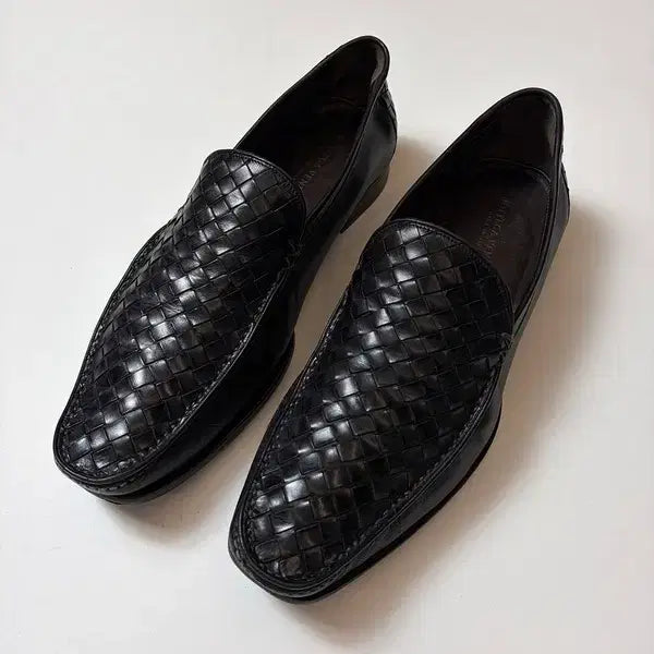 [BUNJANG] Bottega Veneta Intrecciato Leather Loafers / 보테가베네타 인트레치아토 레더 로퍼 Q1534