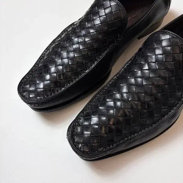 [BUNJANG] Bottega Veneta Intrecciato Leather Loafers / 보테가베네타 인트레치아토 레더 로퍼 Q1534