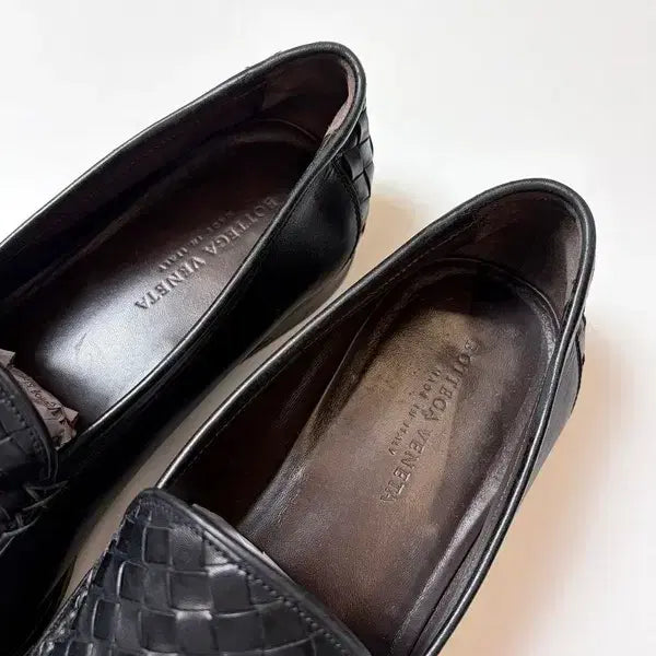 [BUNJANG] Bottega Veneta Intrecciato Leather Loafers / 보테가베네타 인트레치아토 레더 로퍼 Q1534