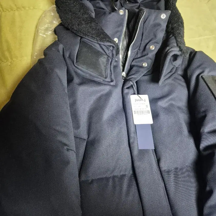 [SOLD OUT] 준지 16fw 오버핏 거위털 롱패딩 다크네이비