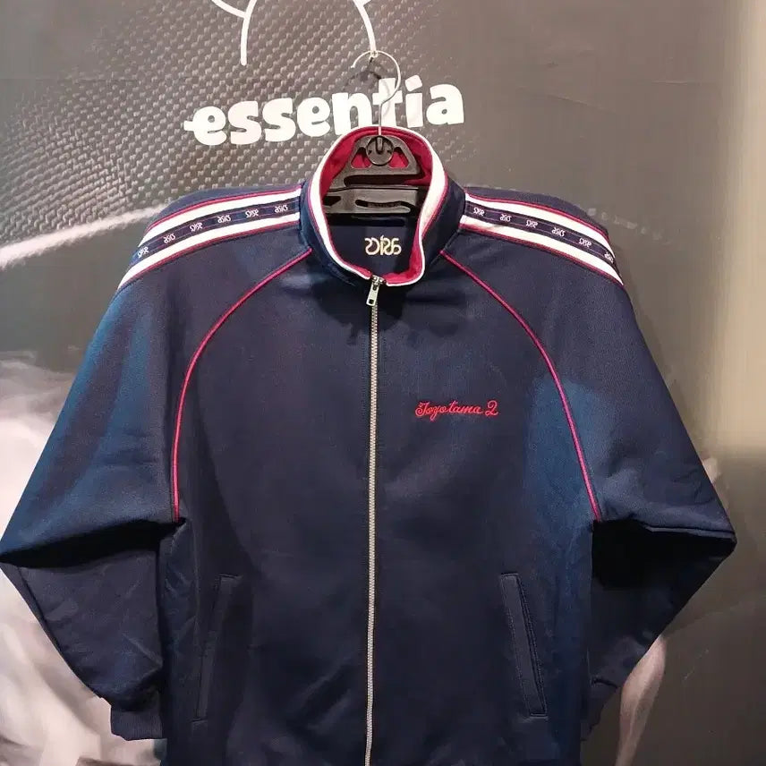 [BUNJANG] Asics Navy Burgundy Old School Jersey / 아식스 네이비 버건디 올드스쿨 져지