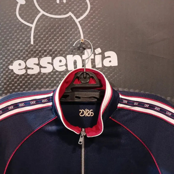 [BUNJANG] Asics Navy Burgundy Old School Jersey / 아식스 네이비 버건디 올드스쿨 져지