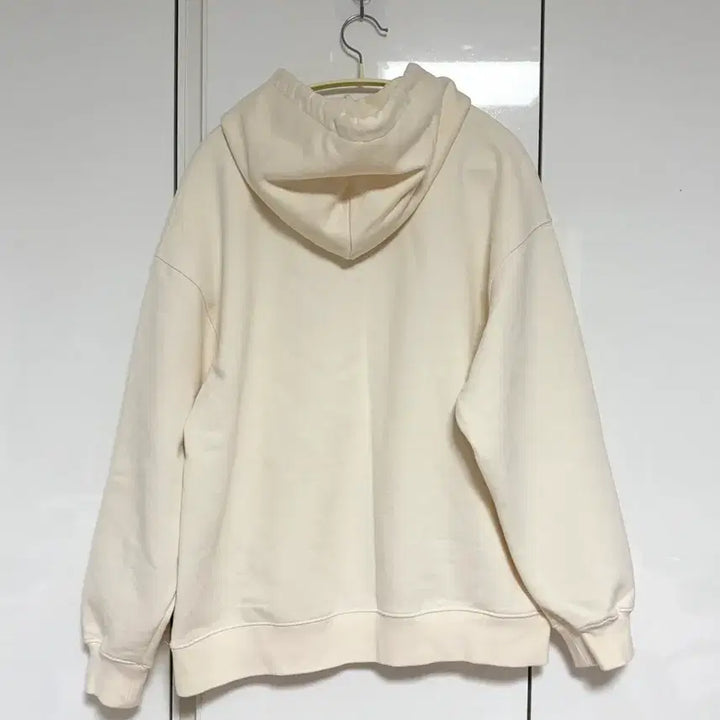 [BUNJANG] Lee Ivory Logo Hoodie / Lee 리 아이보리 로고 후드티