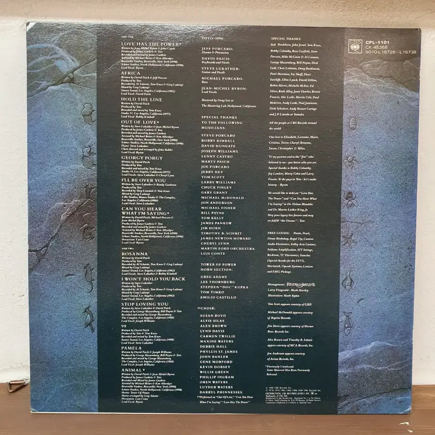 [BUNJANG] 토토 TOTO LP 1990. ROSANNA / 토토 TOTO LP 1990. ROSANNA