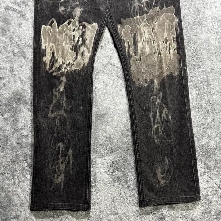 [BUNJANG] Shane Jean Vintage Washed Black Denim Jeans / 쉐인진 빈티지 워싱 블랙 데님