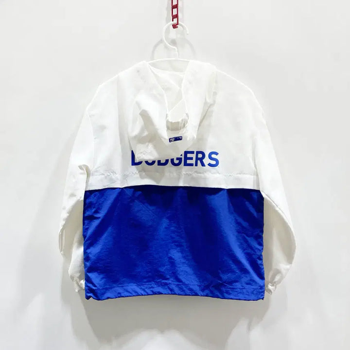 [BUNJANG] MLB Junior Hooded Windbreaker Jacket (130) / MLB 2023 쥬니어 후드 바람막이집업 130 진스센스