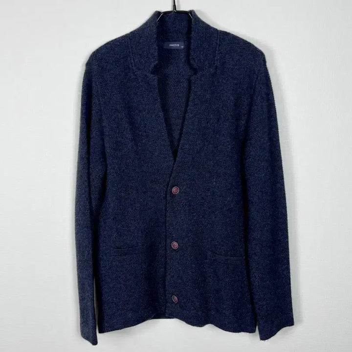 [BUNJANG] Hazzys Wool Knit Cardigan Men L / 헤지스/울 니트 가디건 남L 100/라덴