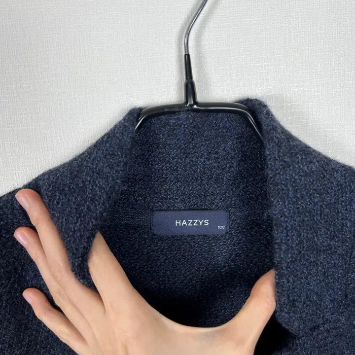 [BUNJANG] Hazzys Wool Knit Cardigan Men L / 헤지스/울 니트 가디건 남L 100/라덴