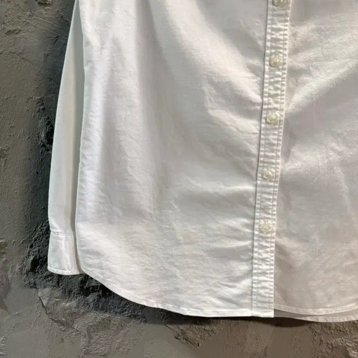 [BUNJANG] LACOSTE Basic Oxford Shirt White / M 라코스테 LACOSTE 베이직 옥스포드 셔츠 화이트