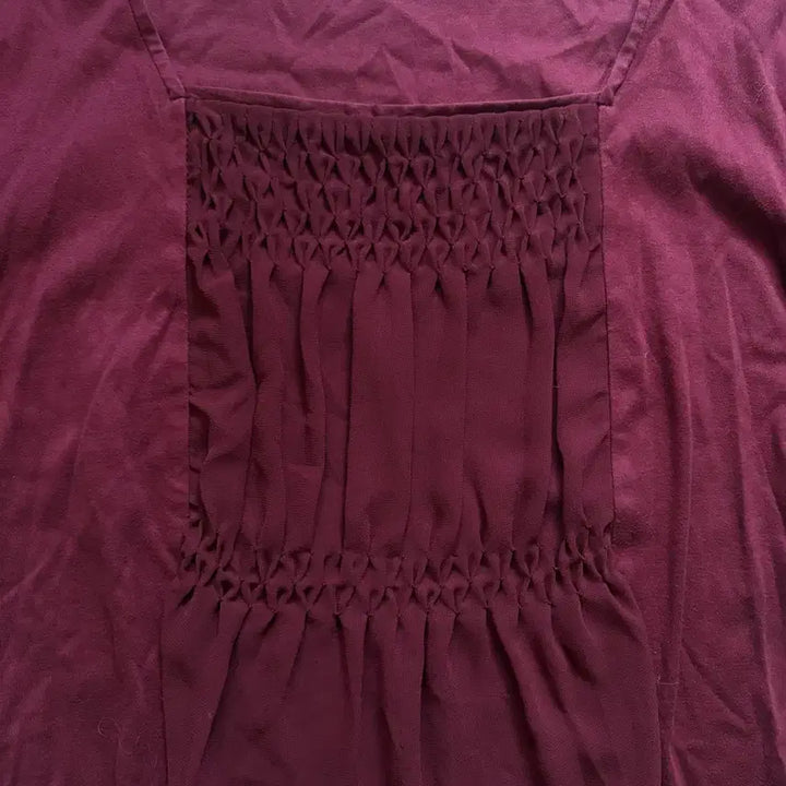 [BUNJANG] Vintage Burgundy Blouse / 빈티지 버건디 티셔츠