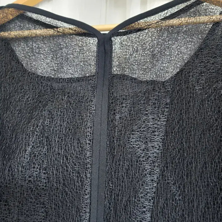 [BUNJANG] Zigot Black See-through Blouse / 지고트 블랙 시스루 블라우스