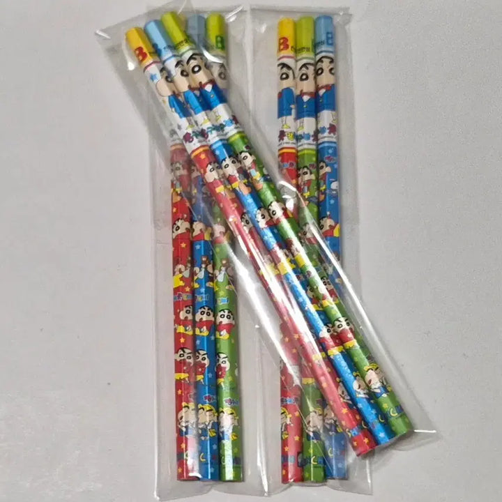 [BUNJANG] Crayon Shin-chan Retro Pencil Set / 3자루)고전 레트로 짱구 연필