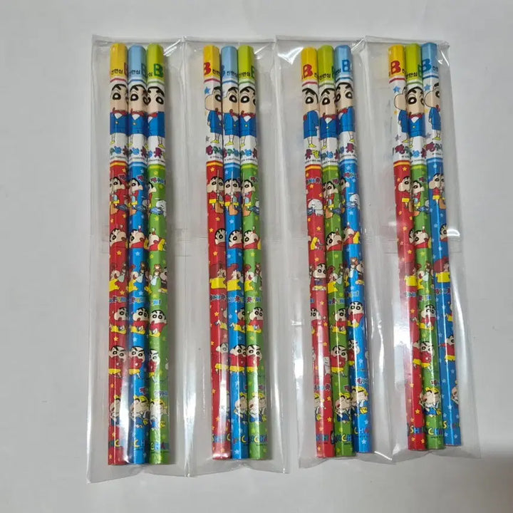 [BUNJANG] Crayon Shin-chan Retro Pencil Set / 3자루)고전 레트로 짱구 연필