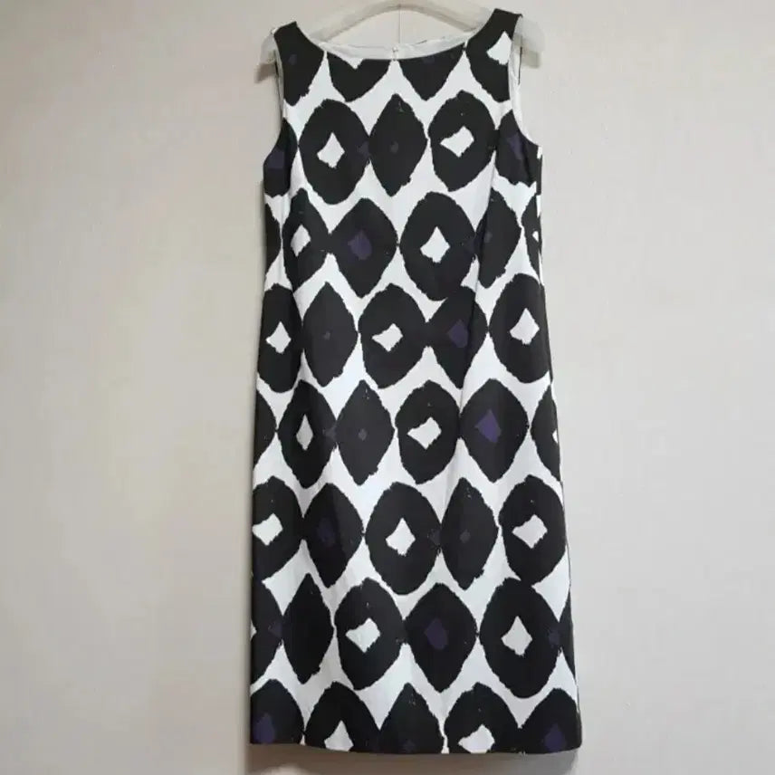 [BUNJANG] MaxMara Black Pattern Midi Dress / MaxMara 블랙 패턴 원피스