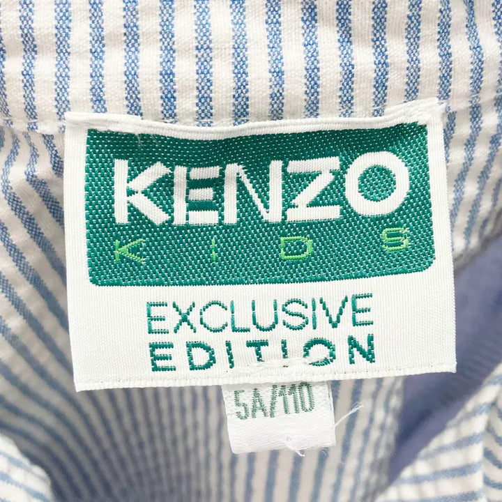 [BUNJANG] Kenzo Kids Junior Button-Up Shirt / 겐조키즈 정품 2023 쥬니어남방 110 진스센스