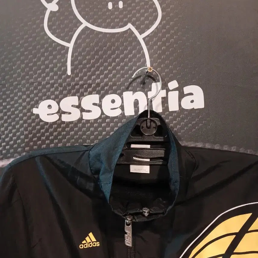 [BUNJANG] Adidas F50 Double Zipper Racing Windbreaker / 아디다스 F50 더블지퍼 레이싱 바람막이