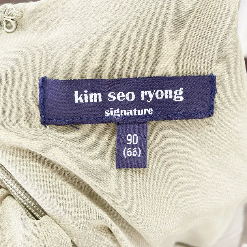 [BUNJANG] Kimseoryong Designer 2024 Sleeveless Balloon Dress / 김서룡디자이너 2024 여성민소매 벌룬원피스 66 진스센스