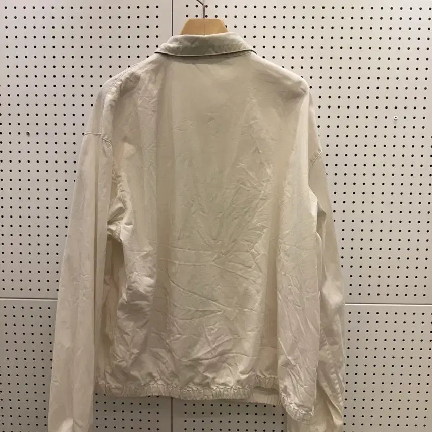 [BUNJANG] Polo Ralph Lauren White Swing Top Blouson Jacket / 폴로랄프로렌 화이트 스윙톱 블루종 자켓 U1604