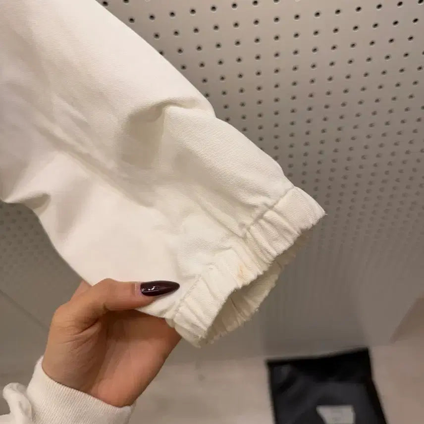 [BUNJANG] Polo Ralph Lauren White Swing Top Blouson Jacket / 폴로랄프로렌 화이트 스윙톱 블루종 자켓 U1604