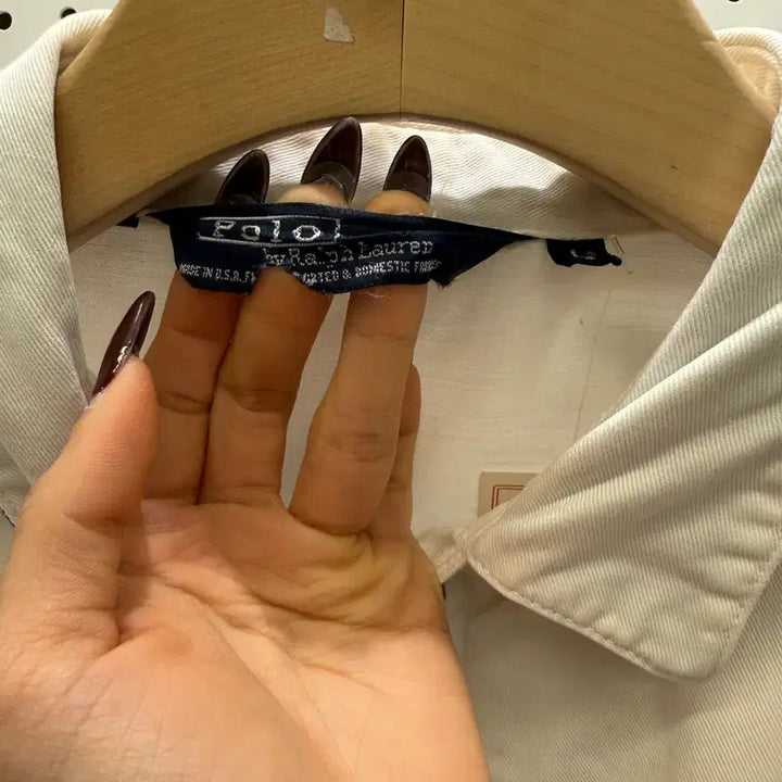 [BUNJANG] Polo Ralph Lauren White Swing Top Blouson Jacket / 폴로랄프로렌 화이트 스윙톱 블루종 자켓 U1604