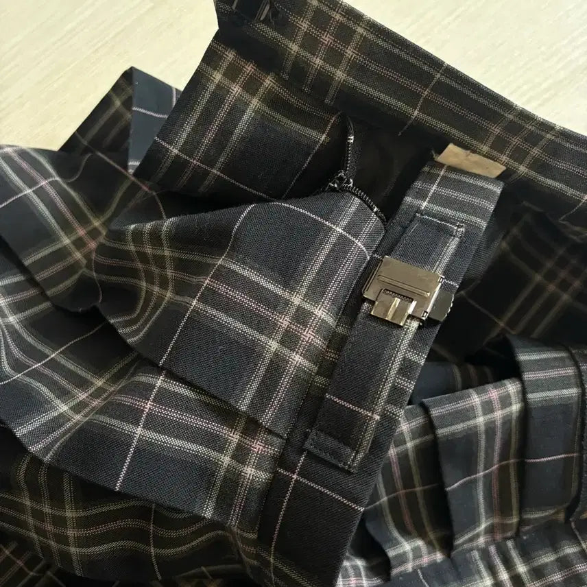 [BUNJANG] Vintage Pleated Check Skirt / 빈티지 플리츠 체크스커트