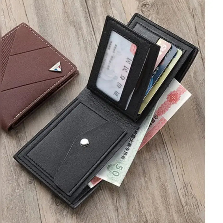 [SOLD OUT] P5 A급 남성 깔끔한 디자인의 블랙 반지갑 판매해요