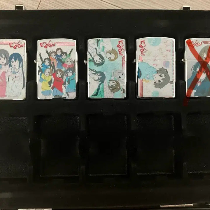 [BUNJANG] K-ON! Lighter Set / (신품)(초레어)케이온 라이터 4점