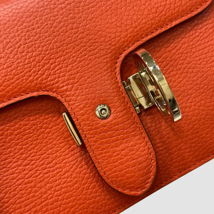 [BUNJANG] Gucci Interlocking GG Chain Small Crossbody Bag / 구찌 인터로킹 GG 체인 스몰 크로스백 오렌지 510304