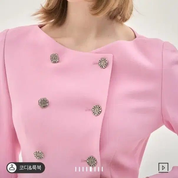 [BUNJANG] Hansome Obze Pink Jacket - New with Tags / 한섬 오브제 핑크 자켓 택새상품 55 날씬66가능 하객룩