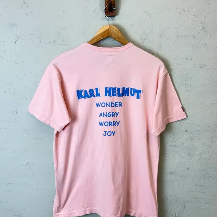 [BUNJANG] Karl Helmut Disney Mickey Patch Vintage T-shirt / [L] 칼헬무트 디즈니 미키 패치 빈티지 반팔티