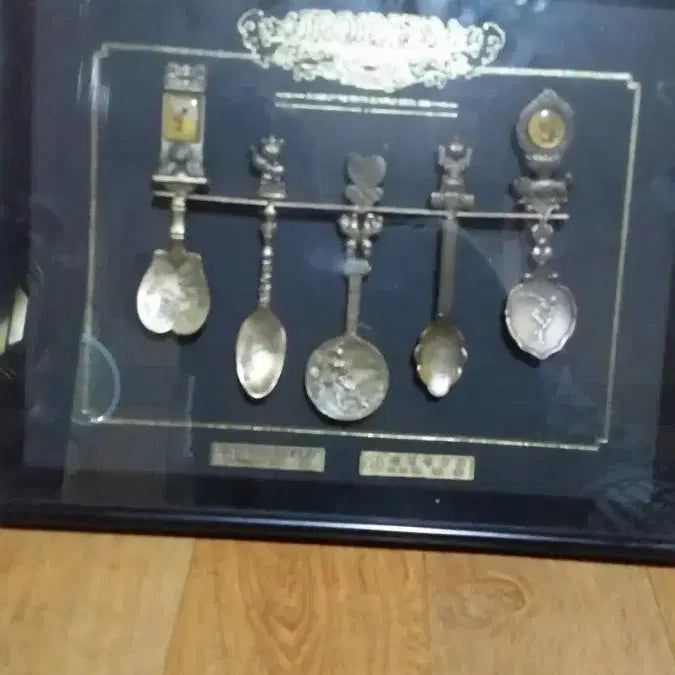 [BUNJANG] Olympic Commemorative Spoon Frame / 올림픽 스푼 기념액자