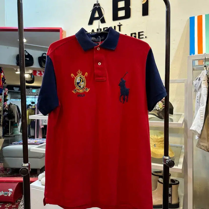 [BUNJANG] Polo Ralph Lauren Big Pony Polo Shirt Red S / 폴로 랄프로렌 빅포니 반팔 카라티 레드 S