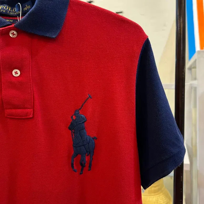 [BUNJANG] Polo Ralph Lauren Big Pony Polo Shirt Red S / 폴로 랄프로렌 빅포니 반팔 카라티 레드 S