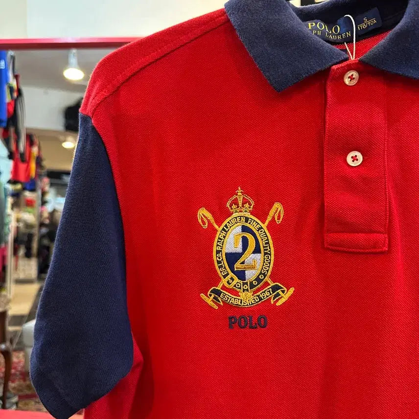 [BUNJANG] Polo Ralph Lauren Big Pony Polo Shirt Red S / 폴로 랄프로렌 빅포니 반팔 카라티 레드 S